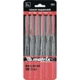 Набор надфилей, обрезиненные рукоятки 160х4 мм 6шт. Matrix
