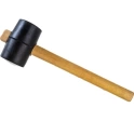 Киянка резиновая, черная резина, деревянная рукоятка 450 гр. Ultima