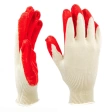 Перчатки трикотажные с натуральным латексным обливом,13 класс вязки, Россия