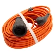 Удлинитель-шнур силовой, б/з, ПВС, усилен., 20 м, 3500 Вт, (16А), 1 розетка, тип УХ16 Сибртех