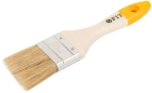 Кисть флейцевая Стандарт-Плюс, натур.светл.щетина, дерев.ручка 2" 50 мм
