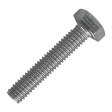 Болт 4х35 мм DIN 933 нержавеющий А2, полная резьба