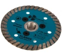 Диск алмазный турбо с фланцем hot press 80х14/10 мм