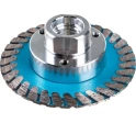 Диск алмазный турбо с фланцем hot press/10 мм