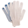 Перчатки трикотажные с ПВХ точкой, 10 класс, Россия
