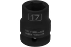 Головка ударная 6-гранная 17 мм CrMo 1/2 Stels