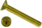 Винт 3х12 латунный потайной DIN965,10 шт