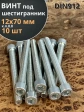 Винт под шестигранник ПР 12х70 мм ОЦ к.п.8.8 DIN912, 10 шт.