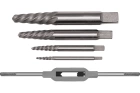 Набор экстракторов с метчикодержателем,быстрорежущая HSS сталь, Профи 4шт.