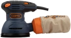 Шлифмашина эксцентриковая 300 Вт; 5000-12000 об/мин, ,пылезащитный выкл.,липучка, коробка MAX-PRO