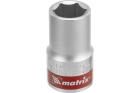 Головка торцевая хромированная 6-гранная 13 мм CrV под квадрат 1/2 Matrix