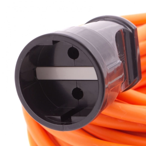 Удлинитель-шнур силовой, 50 м, 10А, 1 розетка, тип УХ10 Сибртех фото 3