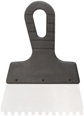 Шпатель фасадный нержавеющий зубчатый / зуб фото 7