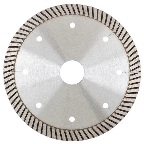 Диск алмазный турбо с лазерн.перфорац. сухое резание Gross фото 7