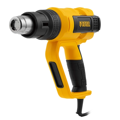 Фен технический HG-2000E, 2000 Вт, 2 режима LCD дисплей Denzel фото 1