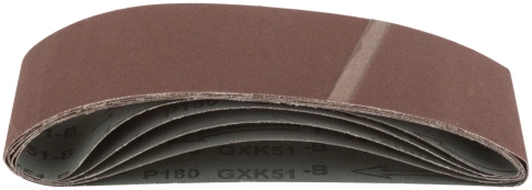 Ленты шлифовальные бесконечные, водостойкие, тканевая основа, 75 х 533 мм, 5 шт. Р 180 фото 2