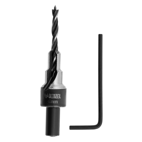 Сверло-зенкер под конфирмат 4 мм Denzel фото 1