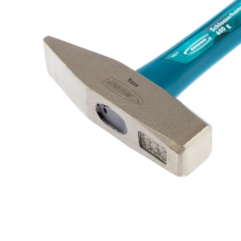 Молоток слесарный, квадр.боек, фиберглас.обрезинен.рук. 600 гр. Gross фото 2