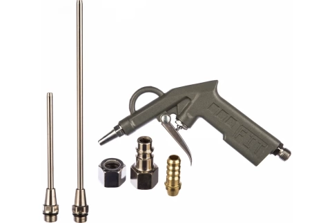 Пистолет продувочный с набором насадок фото 1