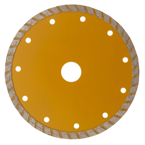 Диск отрезной алмазный сегментный турбо сухое резание Denzel фото 2