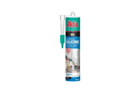 Силикон универсальный черный Akfix 100E 280 мл фото 1