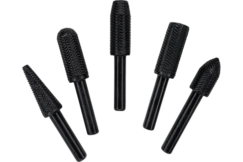 Набор борфрез по металлу D хвост.6,3 мм L 58 мм 5 шт фото 1