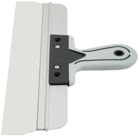 Шпатель фасадный Профи, нержавеющая сталь, прорезиненная ручка 350 мм фото 4