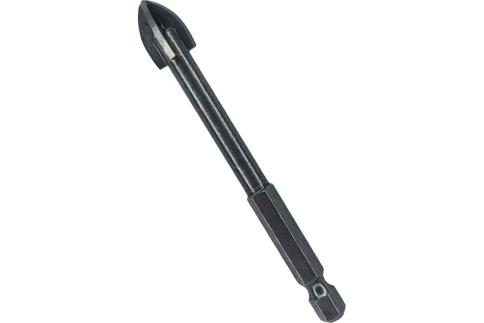 Сверло по плитке керамической и стеклу 8мм, четырехгр.хвостовик VERTEXTOOLS  фото 1