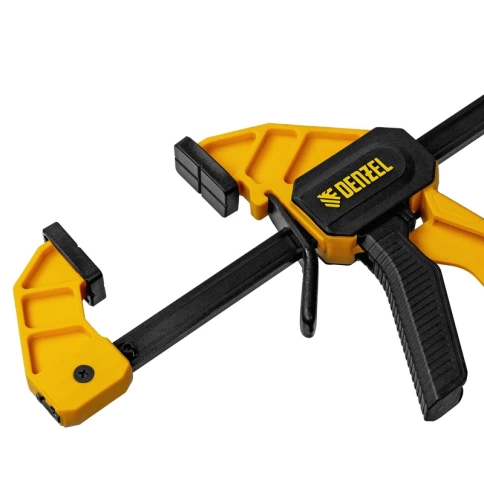 Струбцина тип F усиленная быстрозажимная, нейлоновый корпус 55х300 мм Denzel фото 2