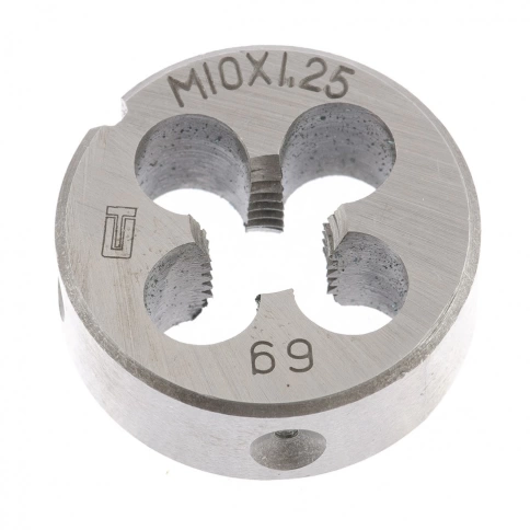 Плашка М10 х 1,25 мм Сибртех фото 1