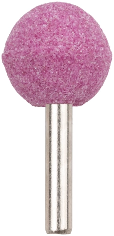 Шарошка абразивная по металлу, хвостовик 6 мм, сфера 25 мм фото 1