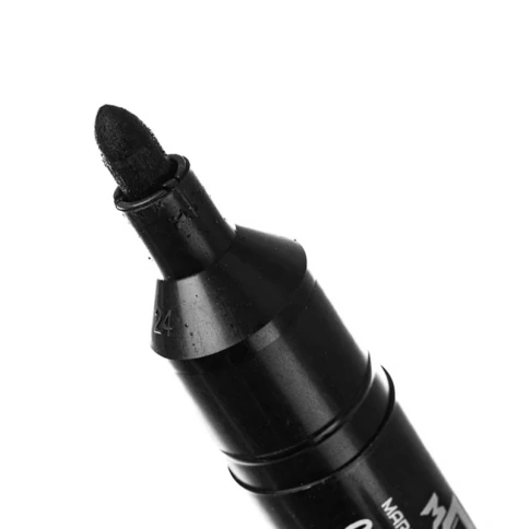 Маркер строительный перманентный,черный фото 2