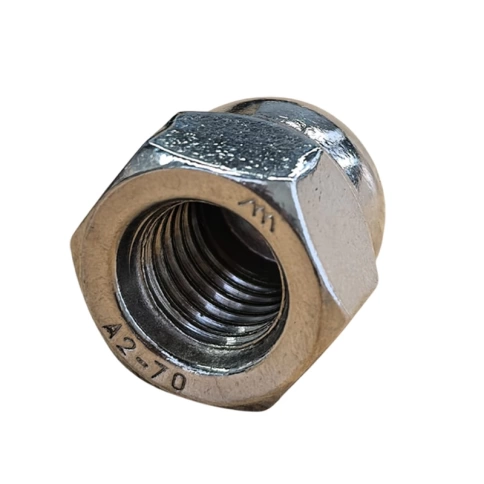 Гайка колпачковая М5 DIN 1587 нержавеющая сталь А2 фото 2