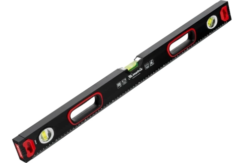 Уровень алюминиевый усиленный фрезерованный 3 глазка 2комп.рук. Matrix фото 4