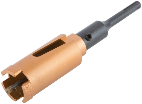 Коронка по бетону, алмазная кольцев безударная в сборе, 40 мм фото 2