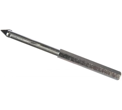 Сверло центрирующее 10 мм д/кольц.коронок с карбид.напыл.,шестигр.хвостовик фото 1