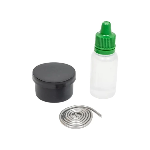 Набор для пайки №1 (припой ПОС-61 10 гр.; канифоль сосновая 20 гр.; кислота паяльная 15 мл ) фото 2