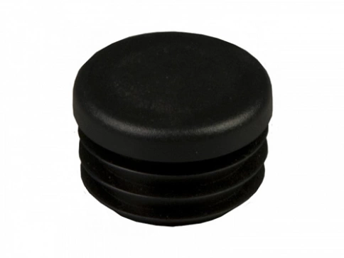 Заглушка для труб круглая d 18 мм черная, 50 шт. фото 5
