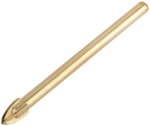 Сверло по кафелю и стеклу 4реж.кромки, титан.покр. фото 10