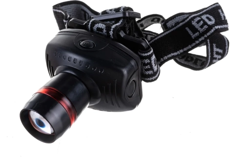 Фонарик с крепл. на голову 1 сверхяркий светодиод 1 Вт 3хААА фото 1