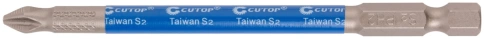 Биты стальные CUTOP Profi PH2 100 мм (CUTOP) фото 1