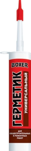 Герметик силиконовый универсальный белый Boxer U, 260 мл фото 2
