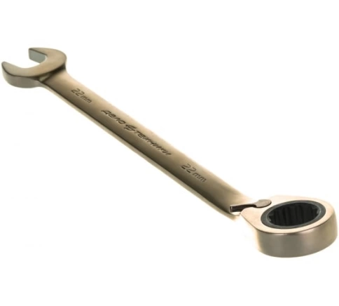 Ключ комбинированный трещоточный с переключателем 22 мм фото 1