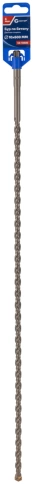 Бур по бетону CUTOP, Profi, двойная резьба, SDS-Plus, 10х600 мм фото 2