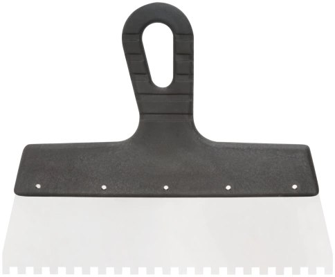 Шпатель фасадный нержавеющий зубчатый / зуб фото 1