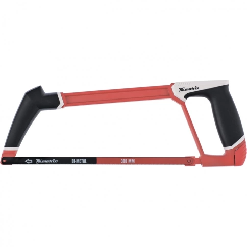 Ножовка по металлу, биметаллич.полотно, двухкомпонент.рук. 330 мм Matrix фото 1