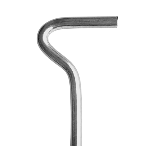 Крючок ветровой КР-75/1 оцинкованный с шурупом-кольцо фото 2