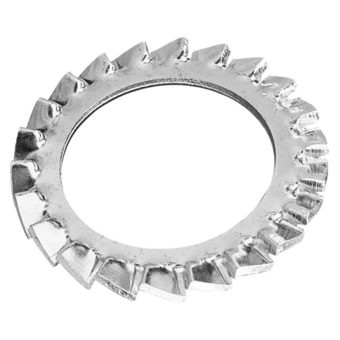 Шайба зубчатая М8 DIN 6798 тип А, нержавеющая А2 фото 1