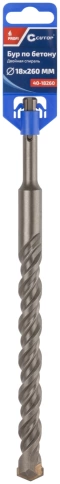 Бур по бетону CUTOP, Profi, двойная резьба, SDS-Plus, 18х260 мм фото 2