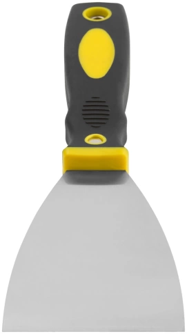 Шпатель для удаления ржавчины Профи, толщ.лезвия 1 мм, 2-хкомп.ручка с метал.бойком 3" (75 мм) фото 4